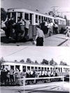 2 фотографии «Трамвай №31». СССР, нач. 1960-х годов.