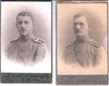 Фотографии (формата «визитка») рядового и унтер-офицера Российской императорской армии. 1910-е годы.