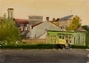 Сакаев А.А. 8 рисунков. <br>Городские и парковые пейзажи. 1960 - е годы. 1960 - е годы.