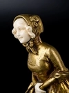 Статуэтка «Девушка» («Фантазия«). Бельгия, нач. XX века.<br>