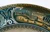 Тарелка с изображением монумента М. С. Воронцова и видов Одессы. Вторая половина XIX века.