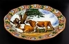 Большая настенная тарелка «Сельские мотивы». Нидерланды, середина XX века.