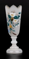 Матовая ваза «Весенний букет» с золочением. Россия, конец XIX - начало XX века.