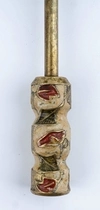 Совочек бронзовый, украшенный эмалью. Зап. Европа, XIX век.