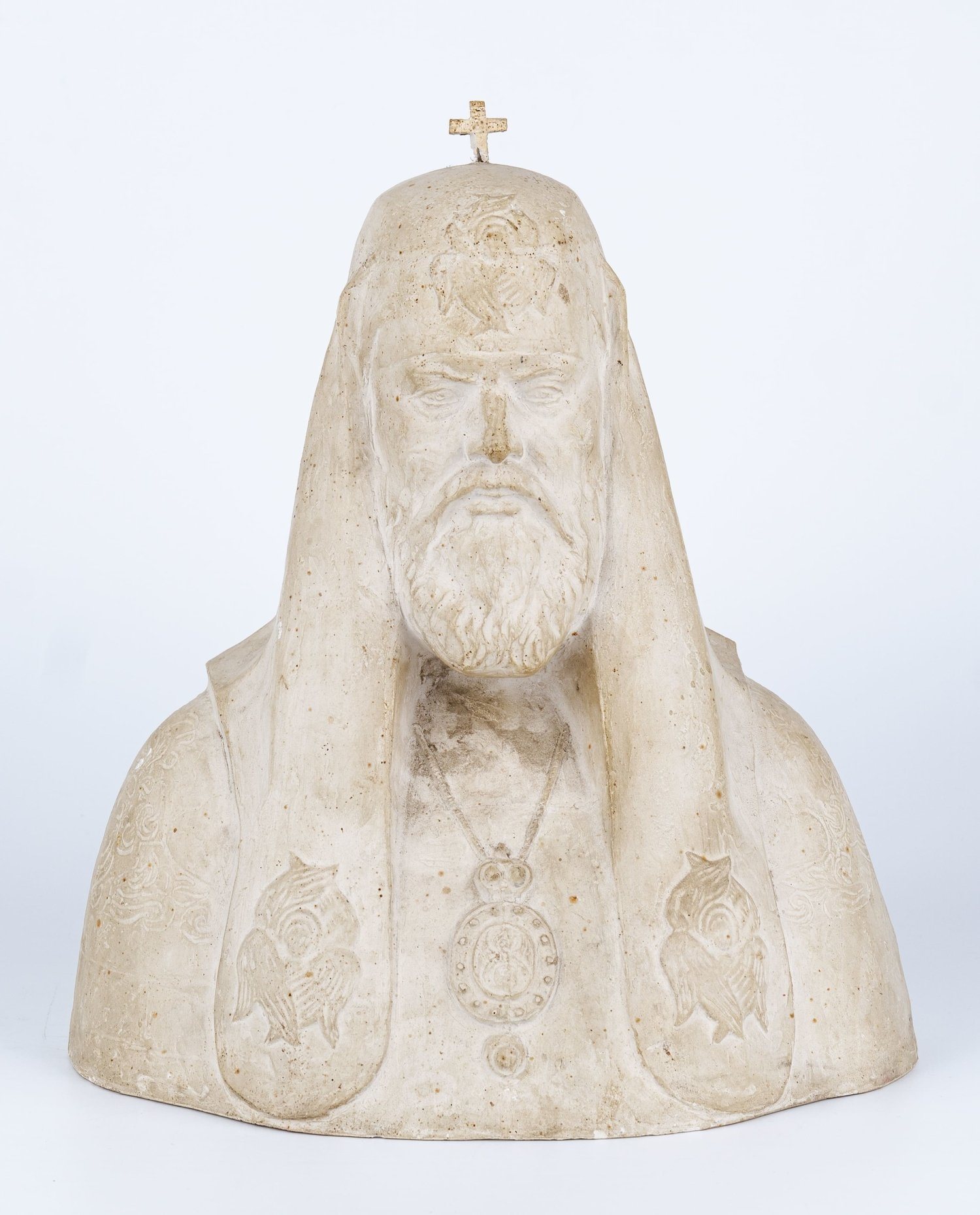 Скульптура «Патриарх Пимен». 1970-е - 1980-е годы. Скульптор Б.А. Дубрович.