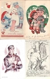 Финляндия. 22 художественные агитационные открытки. 1940-е годы.