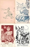 Финляндия. 34 иллюстрированные почтовые карточки. 1940-е годы.