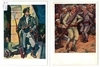 3 художественные открытки «Революция и Гражданская война». СССР, 1929 - 1934 годы.