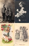 47 открыток «Дети». Россия, СССР, Зап. Европа, 1900-е - 1920-е годы.