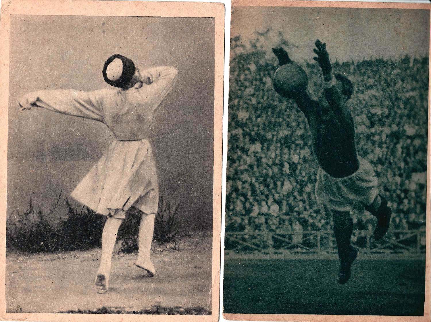 7 открыток «Физическая культура и спорт в Стране Советов». Издание «Физкультура и спорт», конец 1920-х годов.
