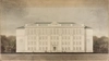 Цыпин Р. 2 эскиза проекта здания школы. СССР, конец 1940-х годов.