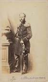 7 фотографий (формат «визитка») «Русские генералы». 1860-е - 1870-е годы.