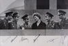 Фотография «Первые советские космонавты на трибуне Мавзолея Ленина 22 июня 1963 года». Автографы шестерых первых советских космонавтов.