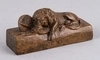 Деревянная скульптура «Люцернский лев или «Умирающий лев». Начало XX века.