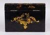 Старинная настольная лаковая коробка для корреспонденции «Jennens & Bettridge». Великобритания, 1839 г.