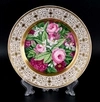 Декоративная тарелка «Пионы». Германия, Фарфоровая Королевская мануфактура, XIX в.