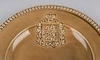 Фарфоровая тарелка на коронацию императора Николая II. Российская империя, 1896 г.