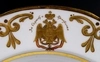 Тарелка из сервиза Мекленбург-Стрелицких с девизом «За службу и храбрость». Российская империя, ИФЗ, 1825-1855 гг.