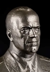 Скульптурный бюст маршал Г.К. Жукова.<br>СССР, автор модели скульптор Н.С. Баганов (модель 1976 г.), вторая половина XX века.
