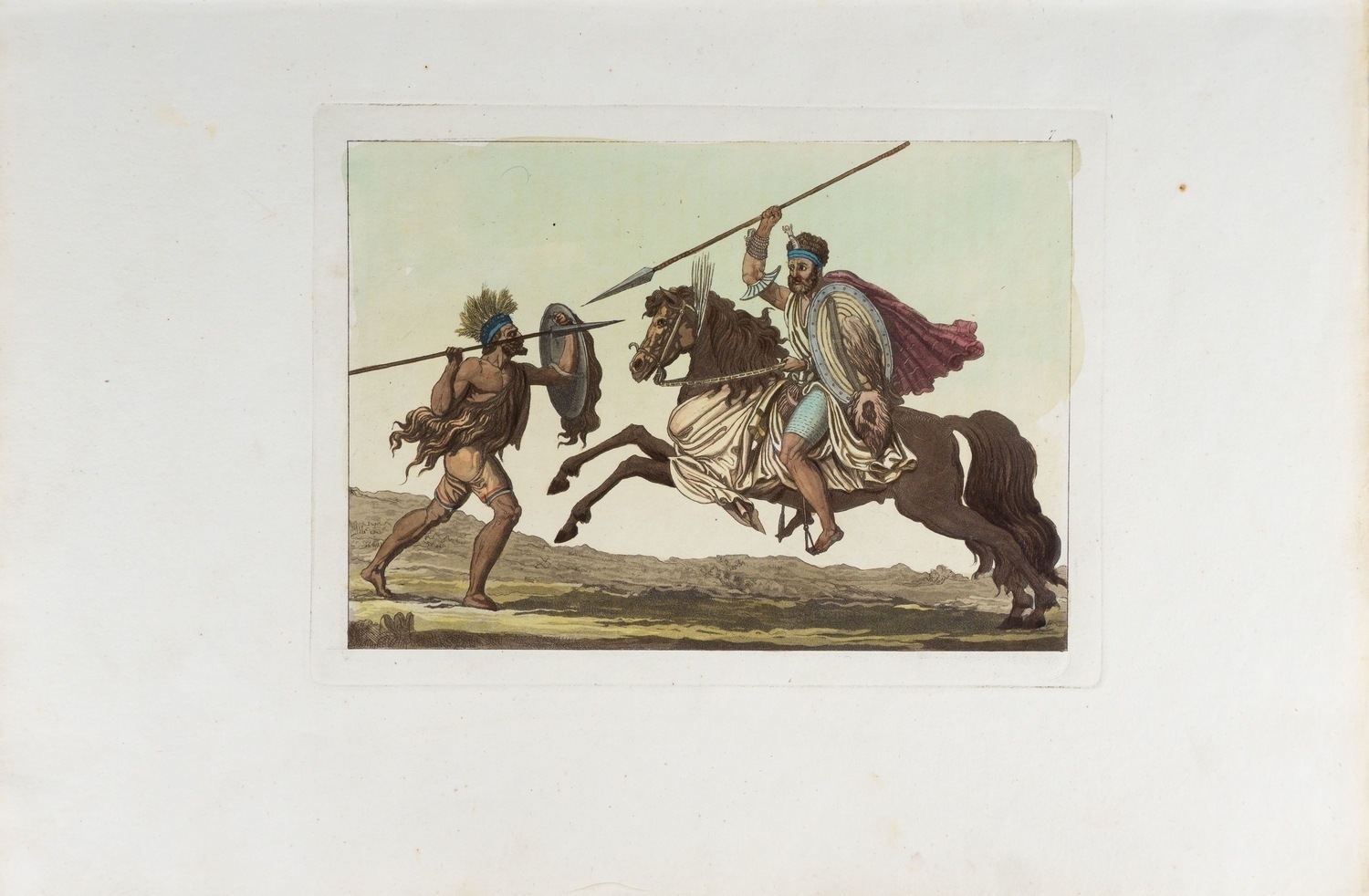 Неизвестный художник. Италия. Абиссинские ополченцы. 1810-е годы.
