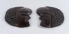 Африканские деревянные маски «Два духа».  Вторая половина XX века