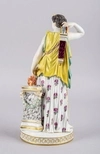 Фарфоровая статуэтка «Диана», богиня охоты. Германия, вторая половина XIX века.