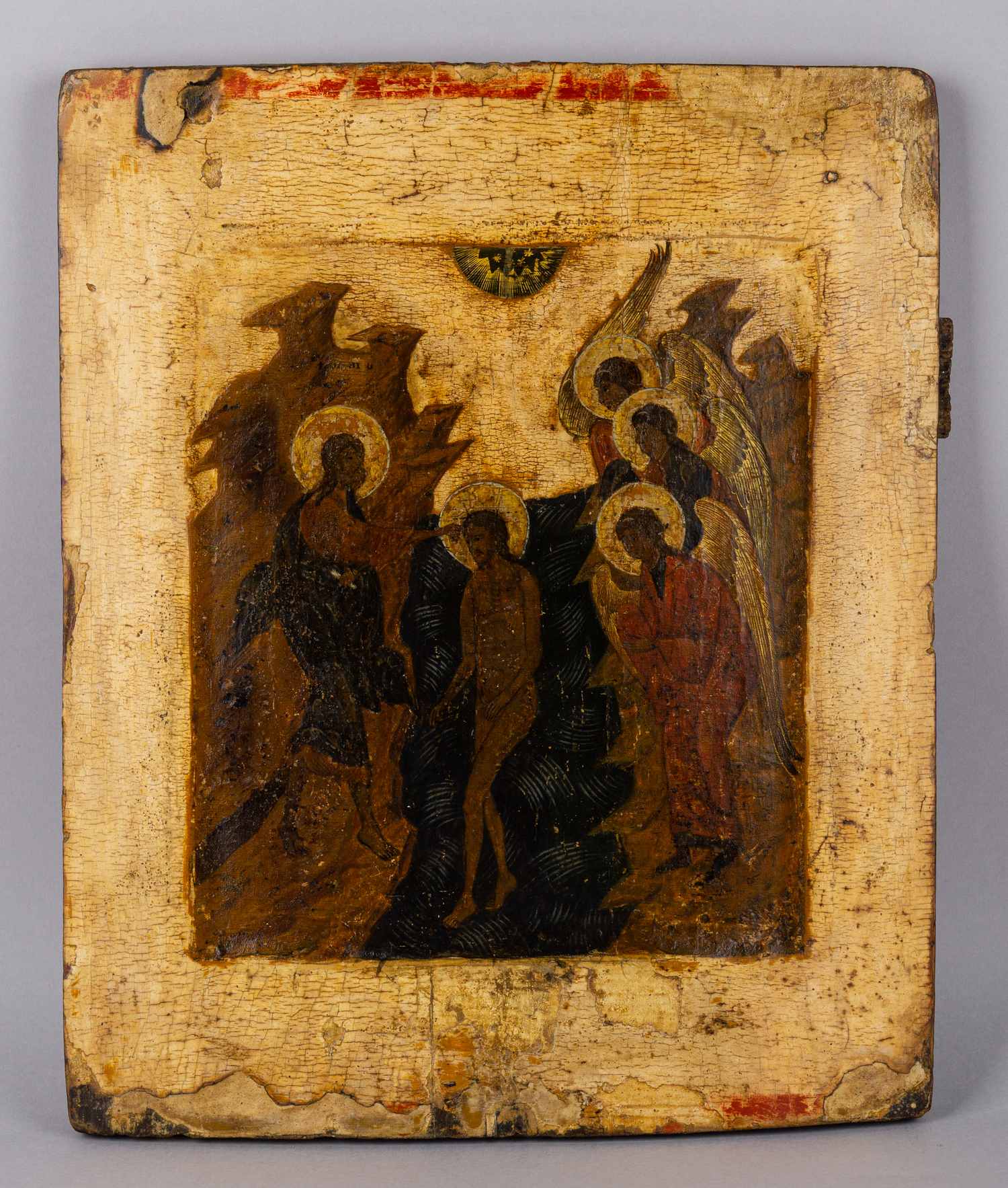 Икона «Богоявление» (Крещение).<br>Россия, XVI век.