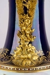 Ваза большая с изображением мифологических сцен в бронзовом обрамлении. <br>Франция, Севрская мануфактура предположительно, XIX век.