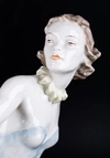 Скульптура «Балерина в голубом». Германия, L.Fr.Gronau. Rosenthal, середина ХХ века.