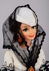 Кукла Barbie «Скарлетт О'Хара в белом платье», серия Hollywood Legends Collection. США, Mattel, 1994 г.