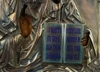Икона «Господь Вседержитель» в киоте с ключом и серебряным окладом и эмалью. Россия, конец XIX века.