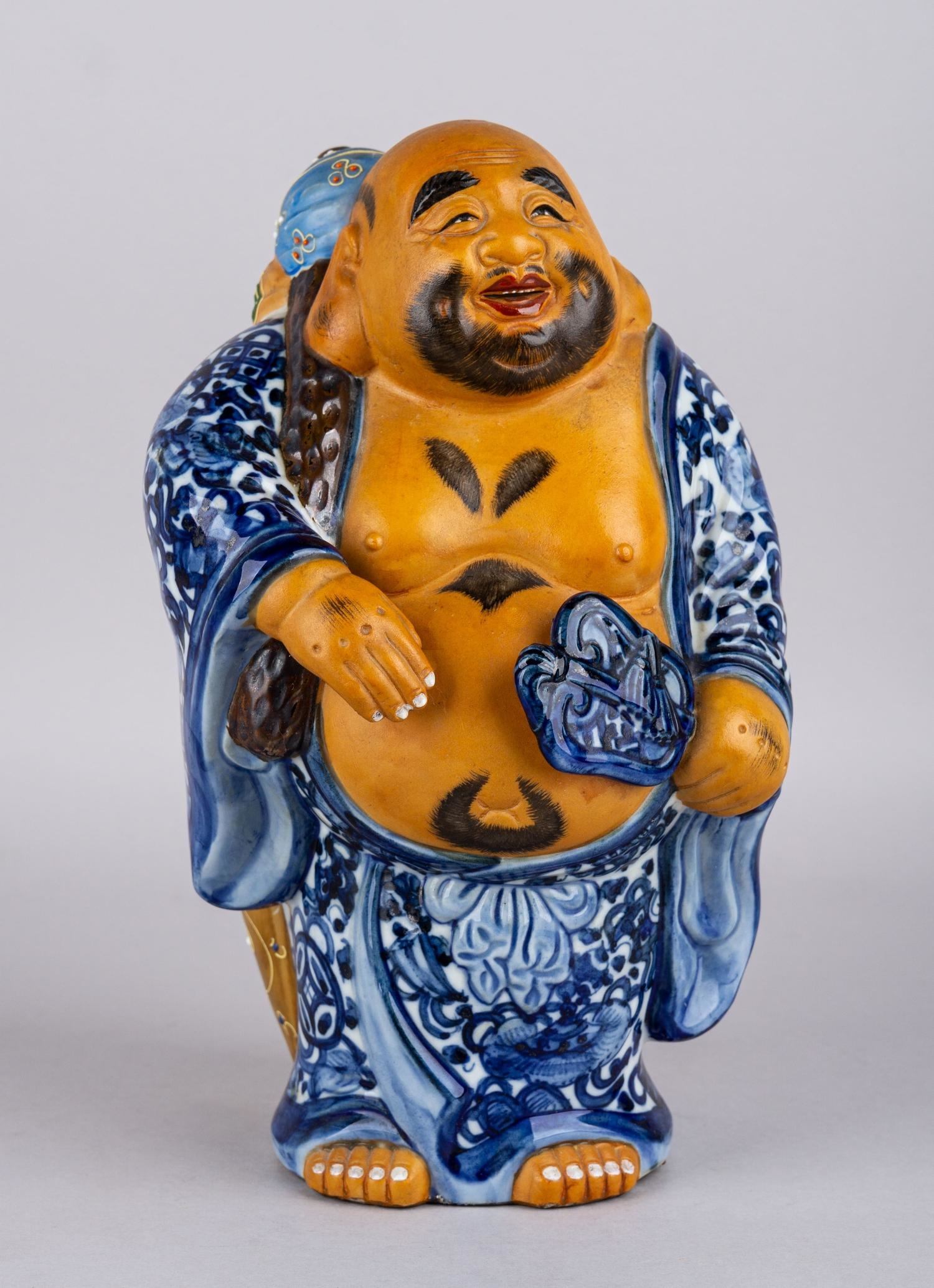 <br>Скульптура «Бог Богатства и Удачи Хотэй», Кутани. Япония, 1920-е гг.
