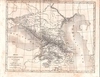 Листы карт «Кавказ»,  «Сибирь». Зап. Европа, середина XIX века.