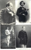 12 открыток «Актёры». 1900-е - 1940-е годы.