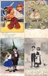 45 открыток «Дети». Россия, СССР, Зап. Европа (преимущественно), первая треть XX века.