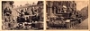 2 открытки «Танки 1-й отдельной чехословацкой танковой бригады на улицах освобождённой Праги». Чехословакия, 1945.