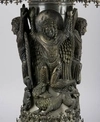 Ваза с рельефом в виде ангелов со львами. Передняя Азия (?), конец XIX - начало ХХ века.
