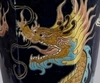 Вазы парные с изображением китайских драконов. Китай, середина XX века.