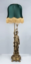 Лампа «Девушка с факелом». Франция, 1900 - 1914 годы.