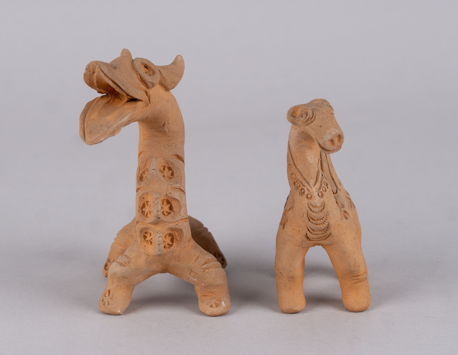 Таджикские национальные игрушки «Верблюд», «Дракон». СССР, 1980-е годы.