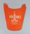 3 картонные складные кепки «Олимпиада 1980». СССР, 1980.