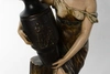 Лампа в стиле модерн в виде девушки с амфорой.<br>Западная Европа, начало ХХ века.