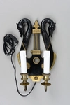 Лампа-подсвечник в виде лиры.<br>Западная Европа, вторая половина XIX века.