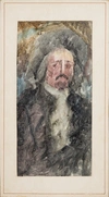 Попов Борис Никанорович (?). Портрет мужчины. 1993.