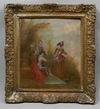 Неизвестный художник. Галантная сцена. Западная  Европа, конец XVIII века.