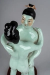(Редкая коллекционная серия) Эротическая скульптура «Любовники». <br>Китай, династия Цин, конец XIX века.