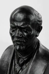 Скульптурный бюст «В.И. Ленин».<br>СССР, Гжельский керамический завод «Всекохудожник», 1930-е годы.