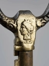Штопор в форме ключа с изображением дамского профиля и виноградной лозы.<br>Франция, середина ХX века.