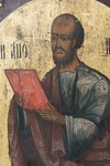 Икона «Святой апостол Павел» из деисусного чина, с экспертным заключением.<br>Центральная Россия, середина XVIII века.
