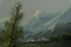 Неизвестный художник (L.Leriche по подписи). Альпийский пейзаж. Франция, первая четверть XX века.